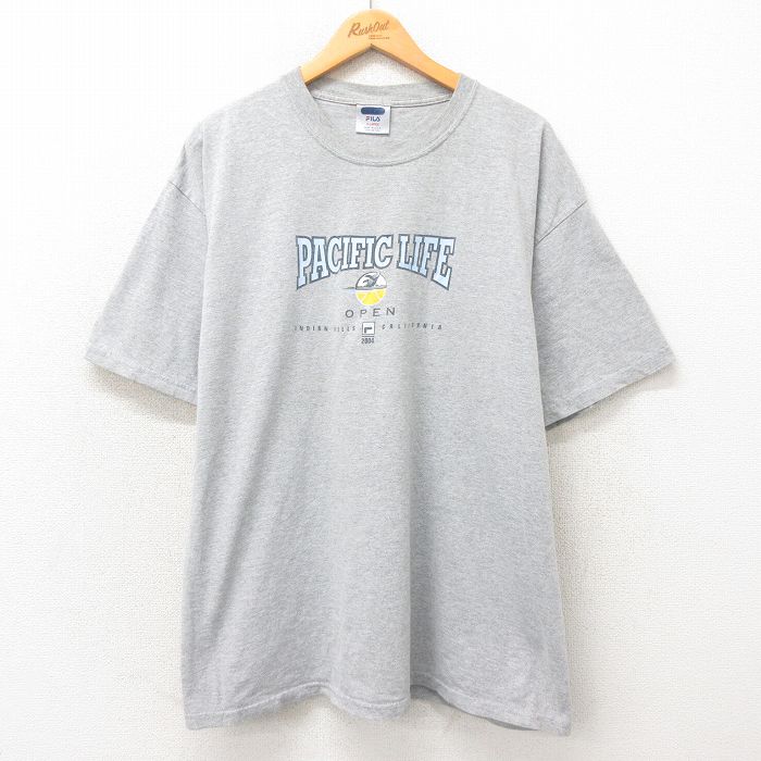 古着通販 XL☆古着 フィラ FILA 半袖 ビンテージ Tシャツ メンズ