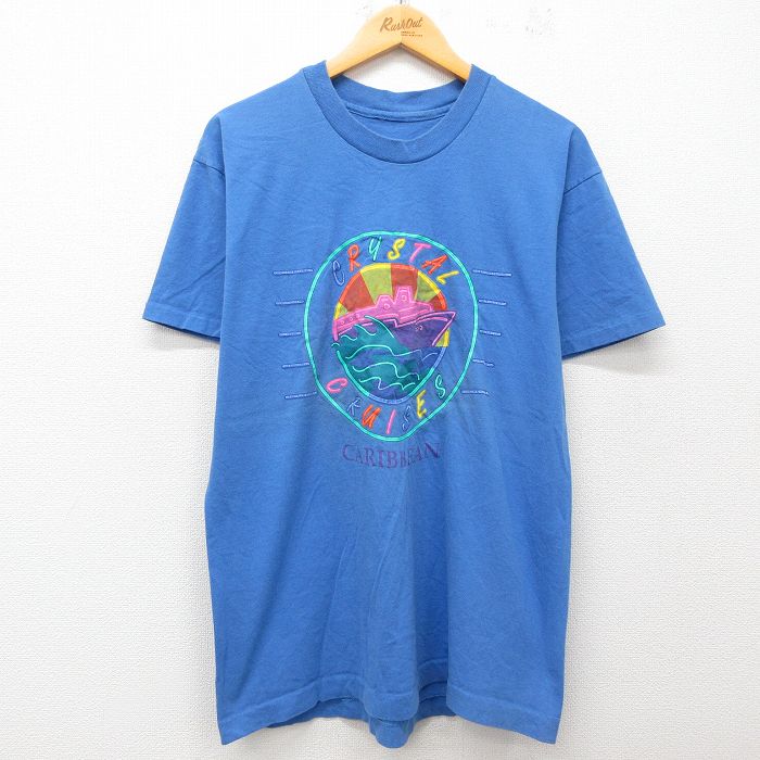 古着通販 L☆古着 半袖 ビンテージ Tシャツ メンズ 90年代 90s