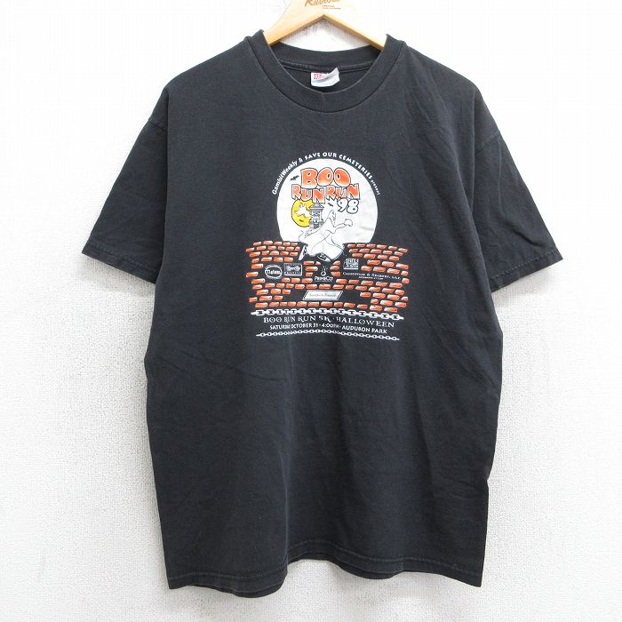 古着通販 L☆古着 ヘインズ 半袖 ビンテージ Tシャツ メンズ 90