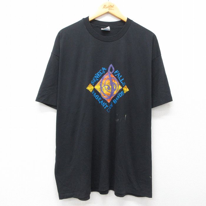 古着通販 XL☆古着 ヘインズ 半袖 ビンテージ Tシャツ メンズ 90