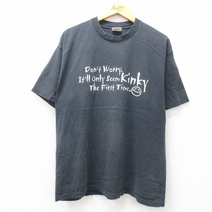 古着通販 XL☆古着 半袖 ビンテージ Tシャツ メンズ 90年代 90s