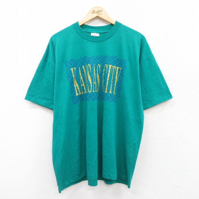古着通販 XL☆古着 半袖 ビンテージ Tシャツ メンズ 90年代 90s