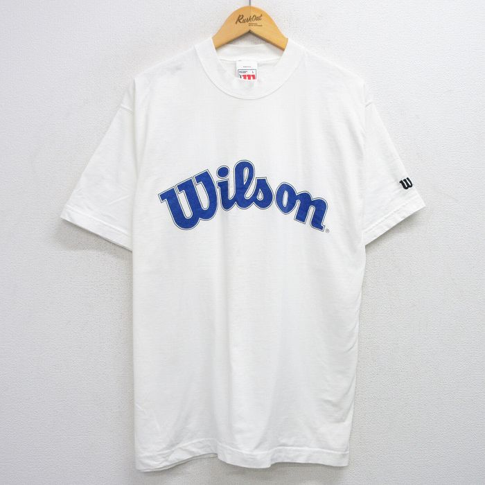 古着通販 XL☆古着 ウィルソン 半袖 ビンテージ Tシャツ メンズ 90年代