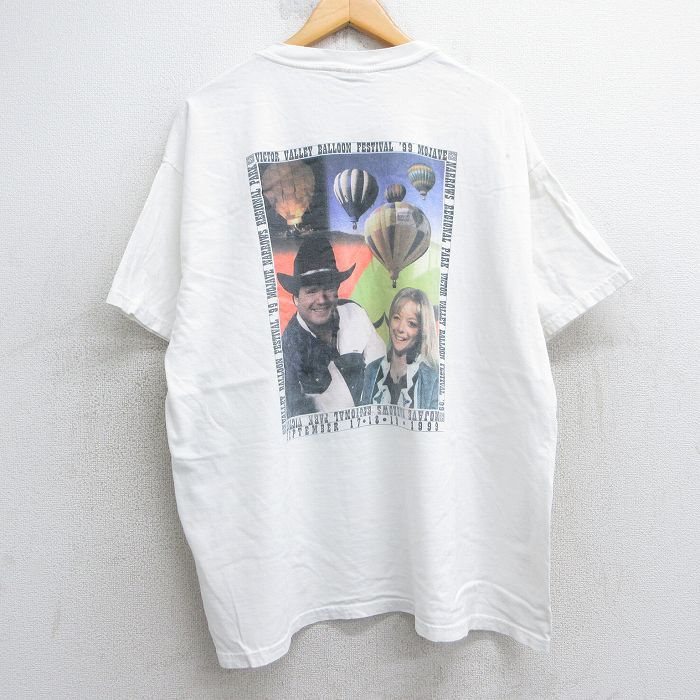 古着通販 XL☆古着 ヘインズ 半袖 ビンテージ Tシャツ メンズ 90
