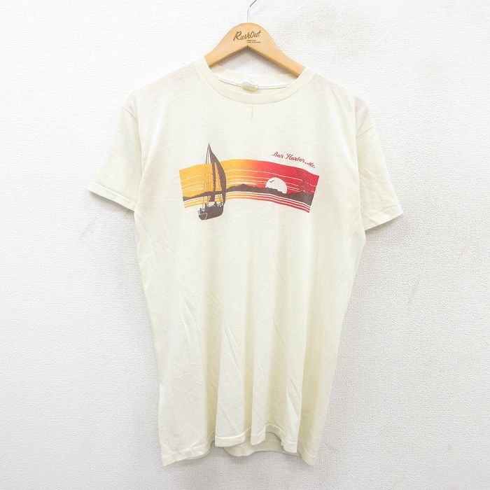 イタリア製 80s 90s ヴィンテージ Tシャツ 半袖 ヨーロッパ ユーロ 黄 80年代 80s 黄色 イエロー アメリカ製 自動車 半袖 | ビンテージ