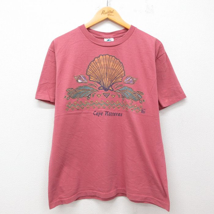 古着通販 L☆古着 半袖 ビンテージ Tシャツ メンズ 90年代 90s