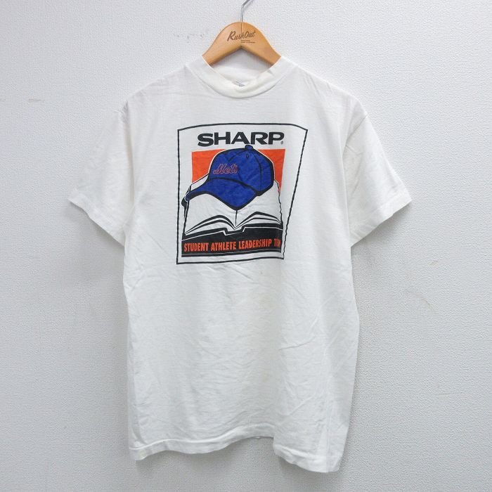 古着通販 L☆古着 半袖 ビンテージ Tシャツ メンズ 80年代 80s