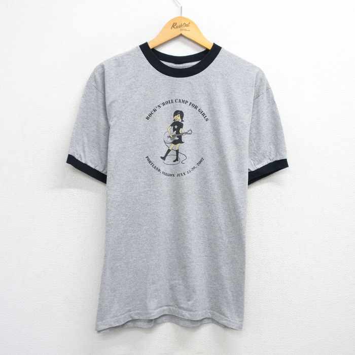 古着通販 L☆古着 半袖 ビンテージ Tシャツ メンズ 00年代 00s