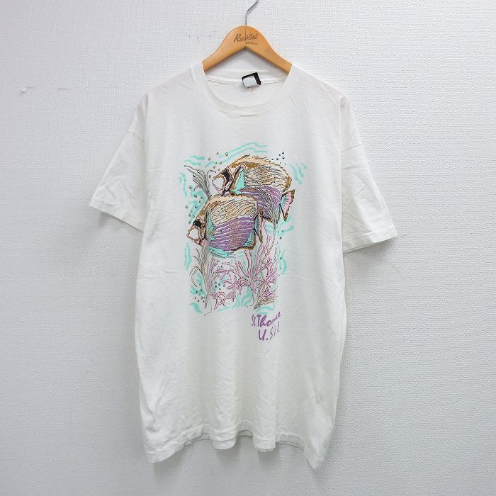 古着 アメリカ製 デサント サイクルウェア メンズ ピンク 美柄 半袖 M 9号 肩幅68cm】TND TRNADO ACIVEWEAR Man of Faith 刺繍ロゴ クルー