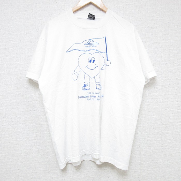 古着通販 XL☆古着 半袖 ビンテージ Tシャツ メンズ クルー