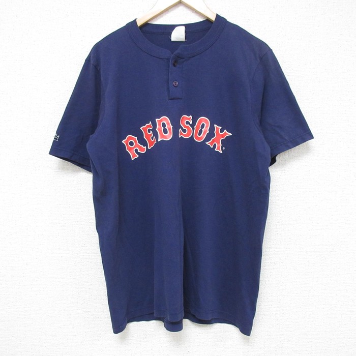 古着通販 L☆古着 半袖 ビンテージ Tシャツ メンズ ヘンリー