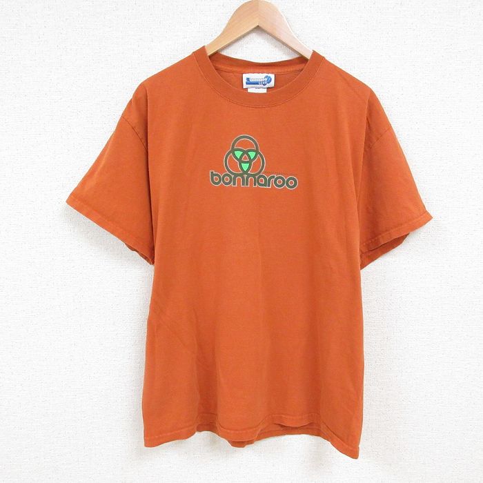 【RRL】ランチロゴ コットン 古着風 クルーネック 半袖 Tシャツ 古着通販 L☆古着 半袖 ビンテージ Tシャツ メンズ コットン