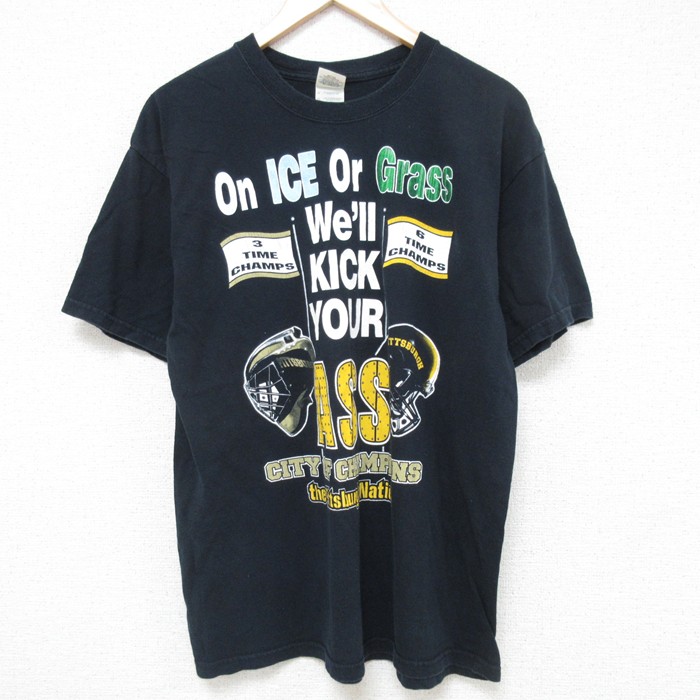 【RRL】ランチロゴ コットン 古着風 クルーネック 半袖 Tシャツ 古着通販 L☆古着 半袖 ビンテージ Tシャツ メンズ コットン