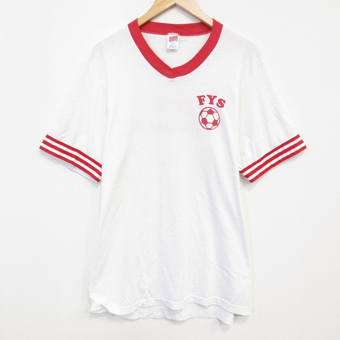 USA製 ヴィンテージ Tシャツ 半袖 アメリカ ミニT チビT ビンテージ 白 XL/古着 半袖 ビンテージ Tシャツ メンズ 90s QUINNIPIAC