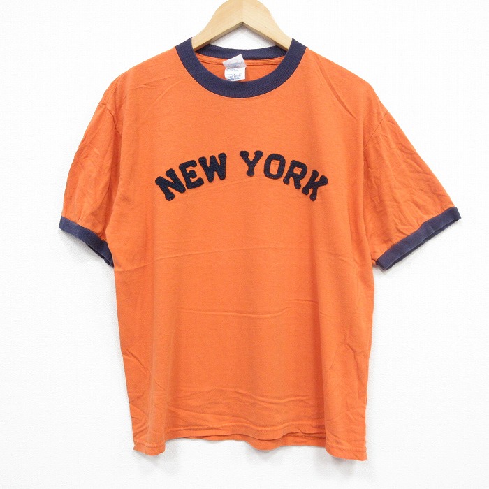 古着通販 L☆古着 半袖 ビンテージ Tシャツ メンズ コットン
