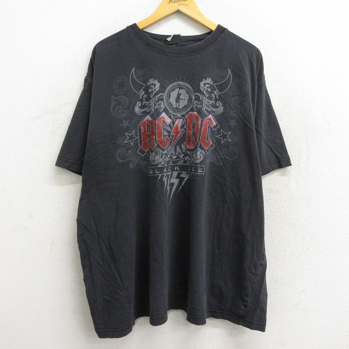 リキッドブルー ACDC ミュージック ロック Tシャツ バンドTシャツ 古着 - メルカリ