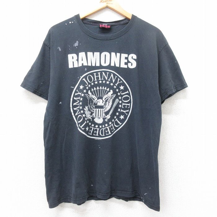 【貴重】レッチリ used バンドTシャツ 00's 古着 メンズMサイズ レッチリ Tシャツ XLサイズ ブラック 90s USA製 ジャイアント